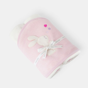 Badecape Kaninchen rosa Kleinkind Mädchen