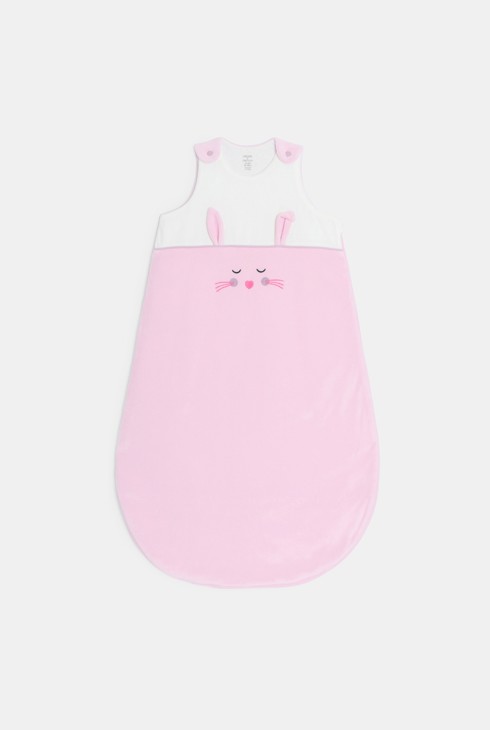 Schlafsack Kaninchen Kleinkind rosa 1
