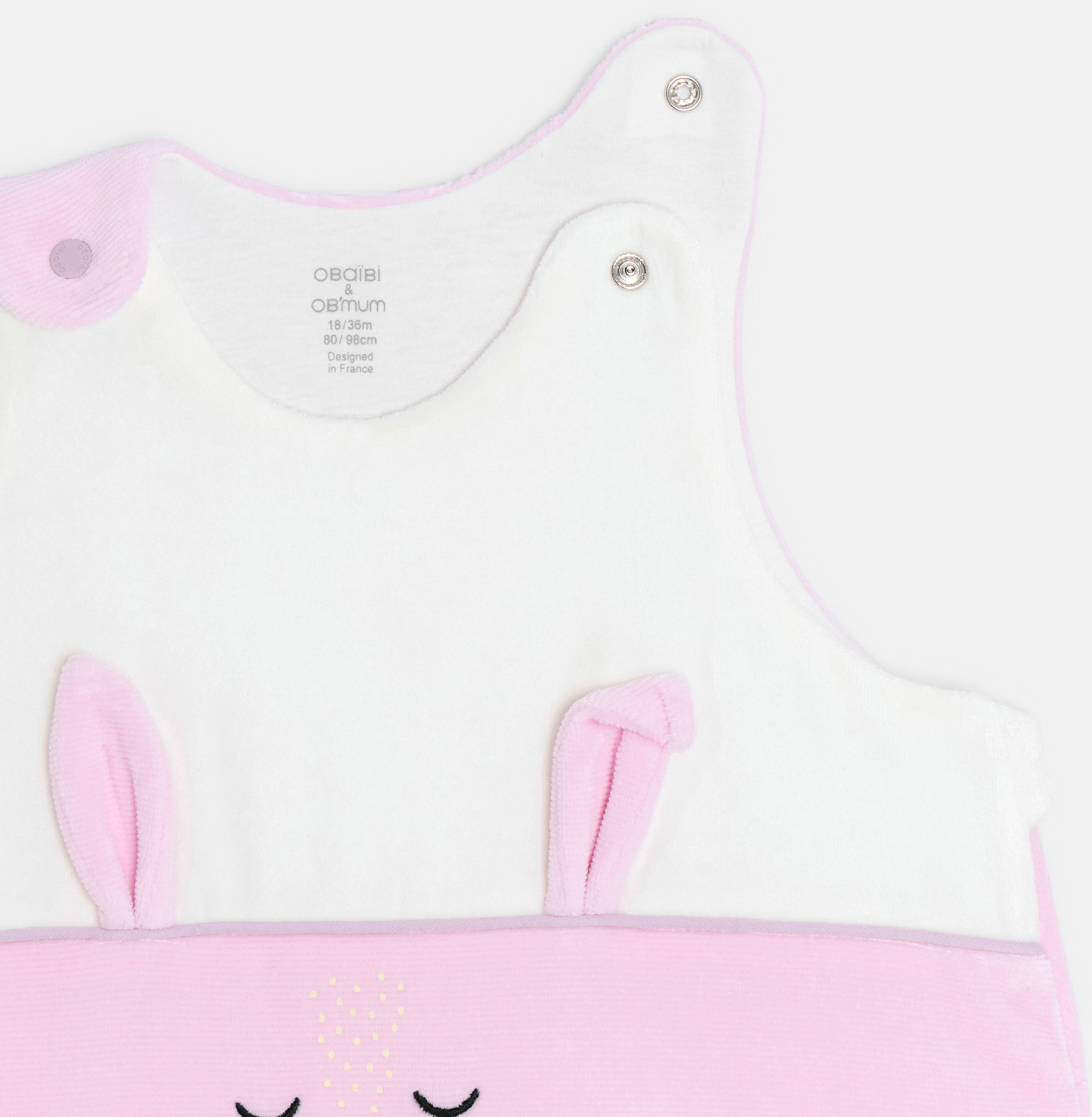 Schlafsack Kaninchen Kleinkind rosa 2