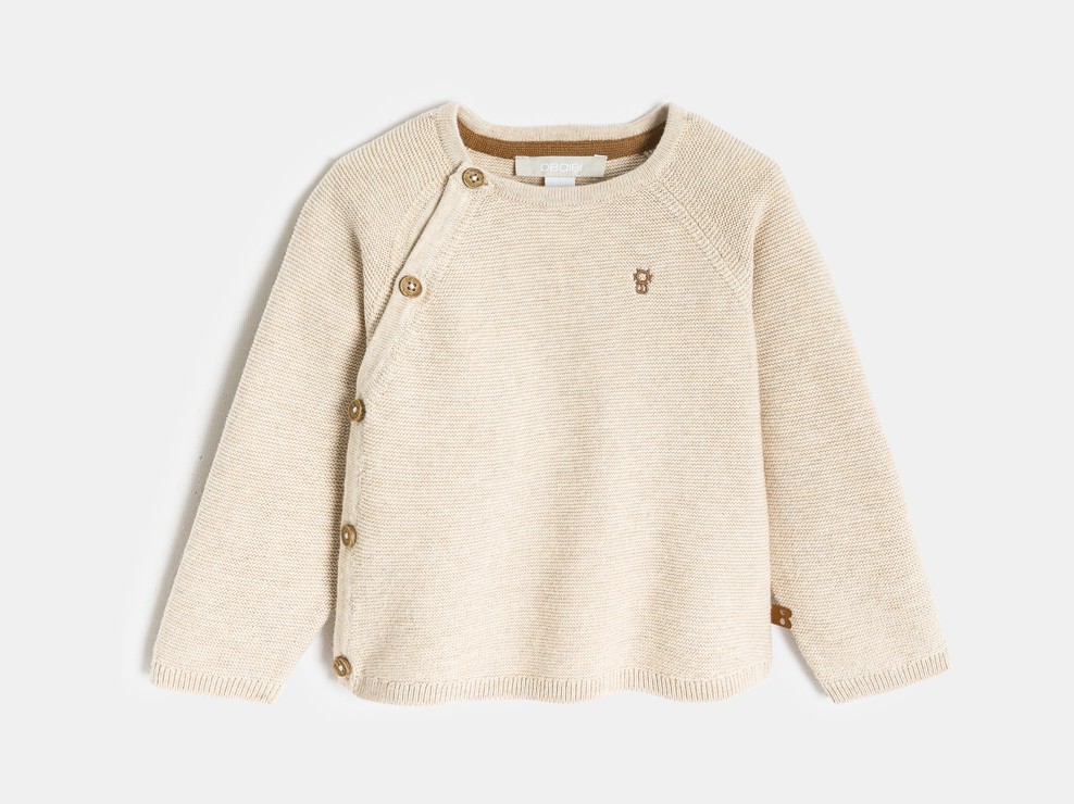 Bustier Strick beige Kleinkind Mädchen Junge Geburt 1