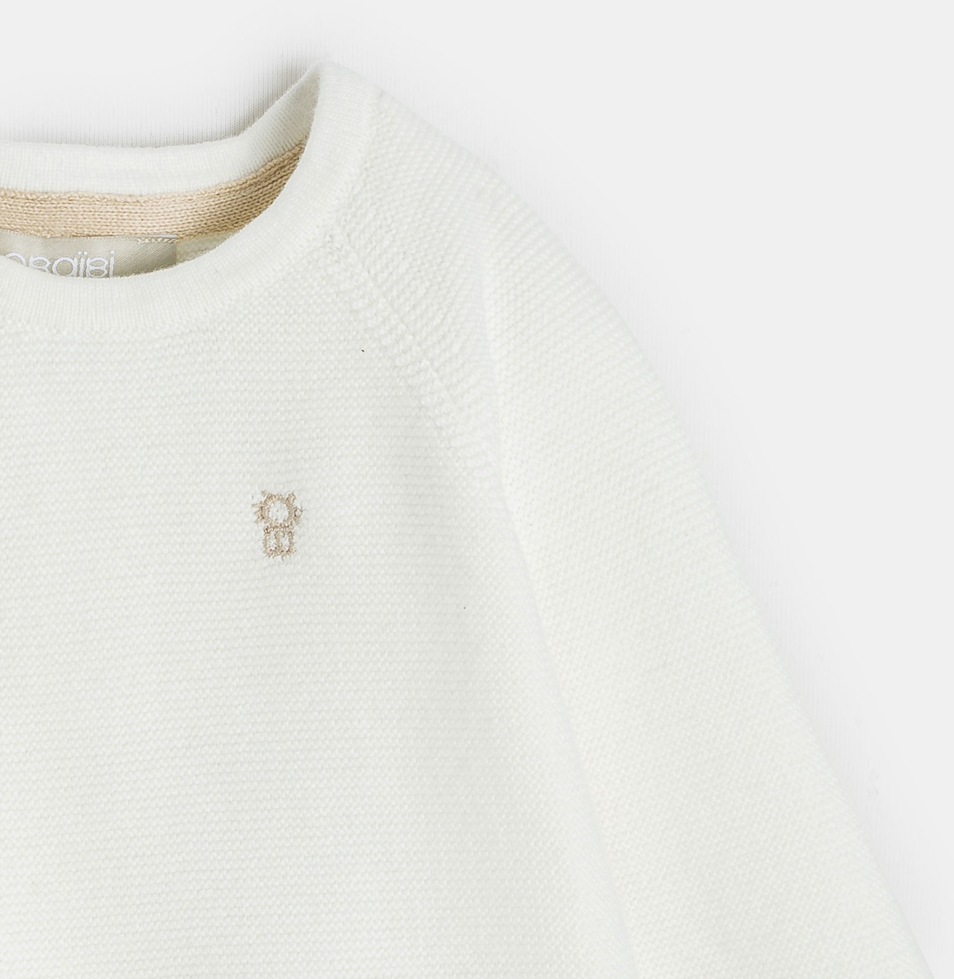 Bustierpullover Strick weiß Geburt 2