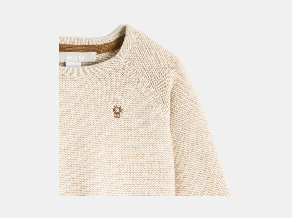 Bustier Strick beige Kleinkind Mädchen Junge Geburt 2