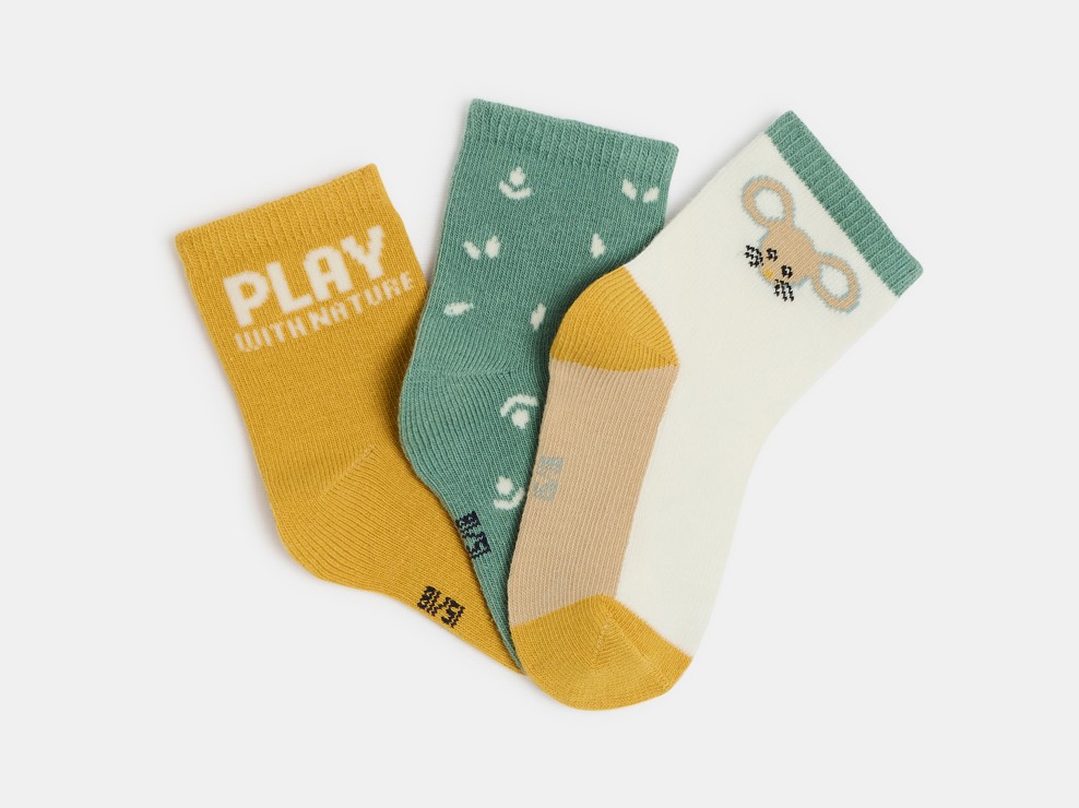 Set Socken mit Mustern Kleinkind Junge 1