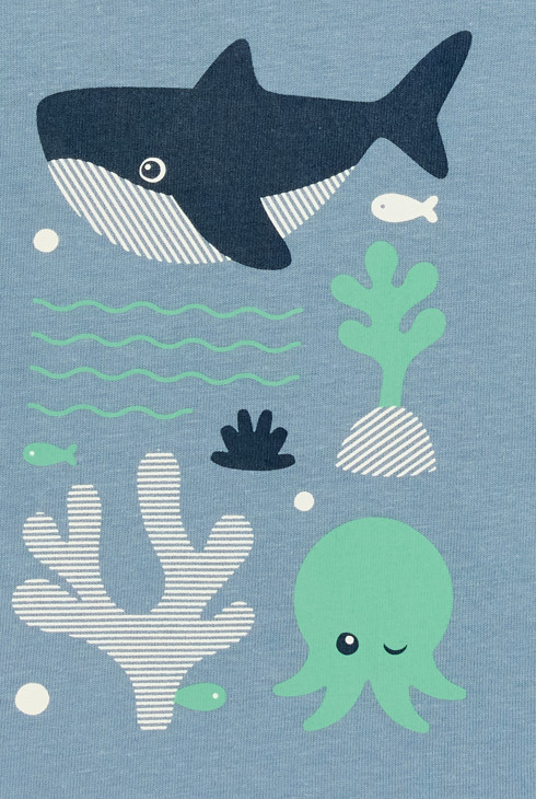 Matrosen-T-Shirt Kleinkind Junge blau 2