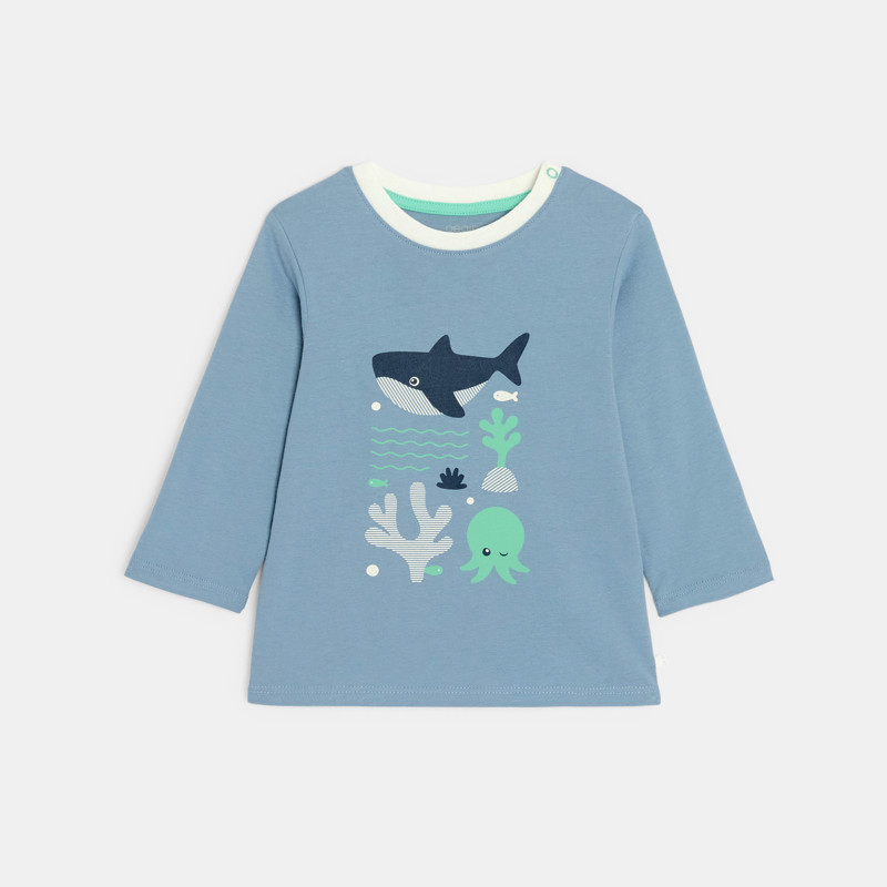 Matrosen-T-Shirt Kleinkind Junge blau