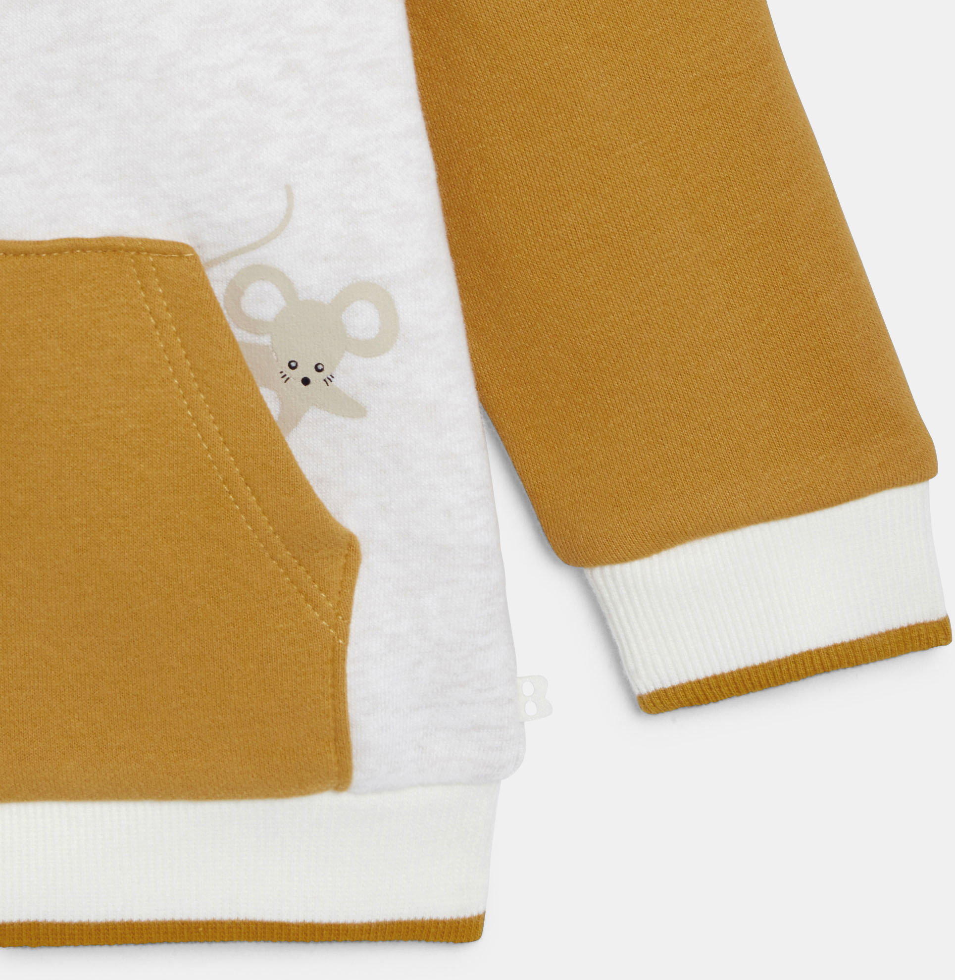 Sweatshirt Reißverschluss Molton Kapuze Kleinkind Junge 2