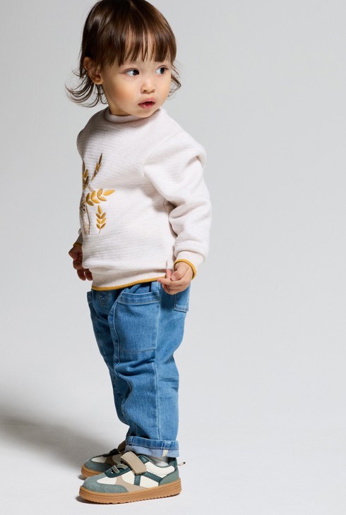 Jeans blau Dehnbund Kleinkind Junge 1