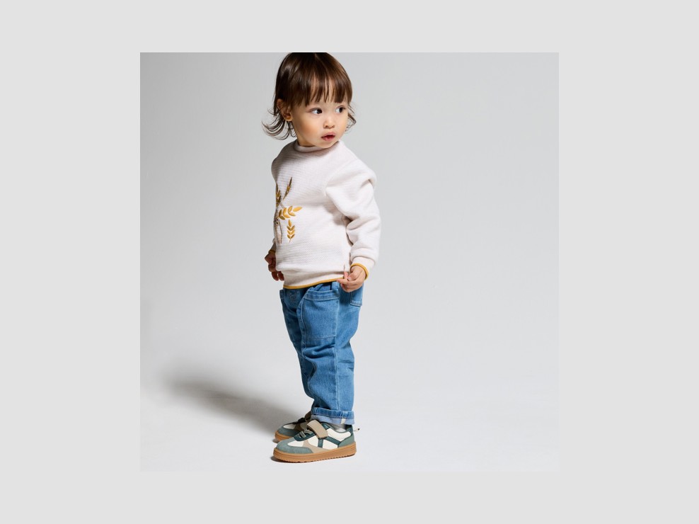 Jeans blau Dehnbund Kleinkind Junge 1