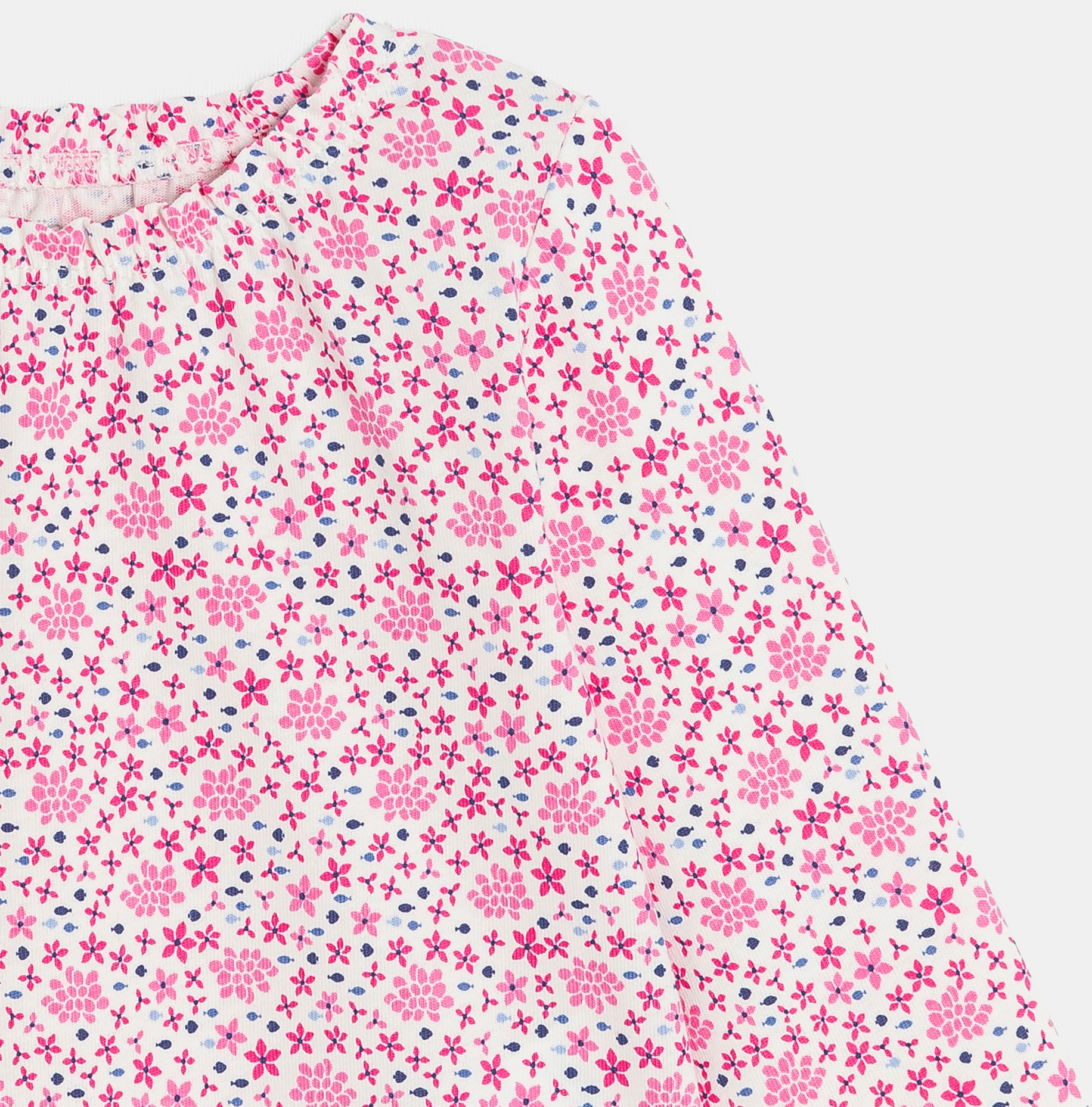 Tunika langärmlig Sterne rosa Kleinkind Mädchen 2