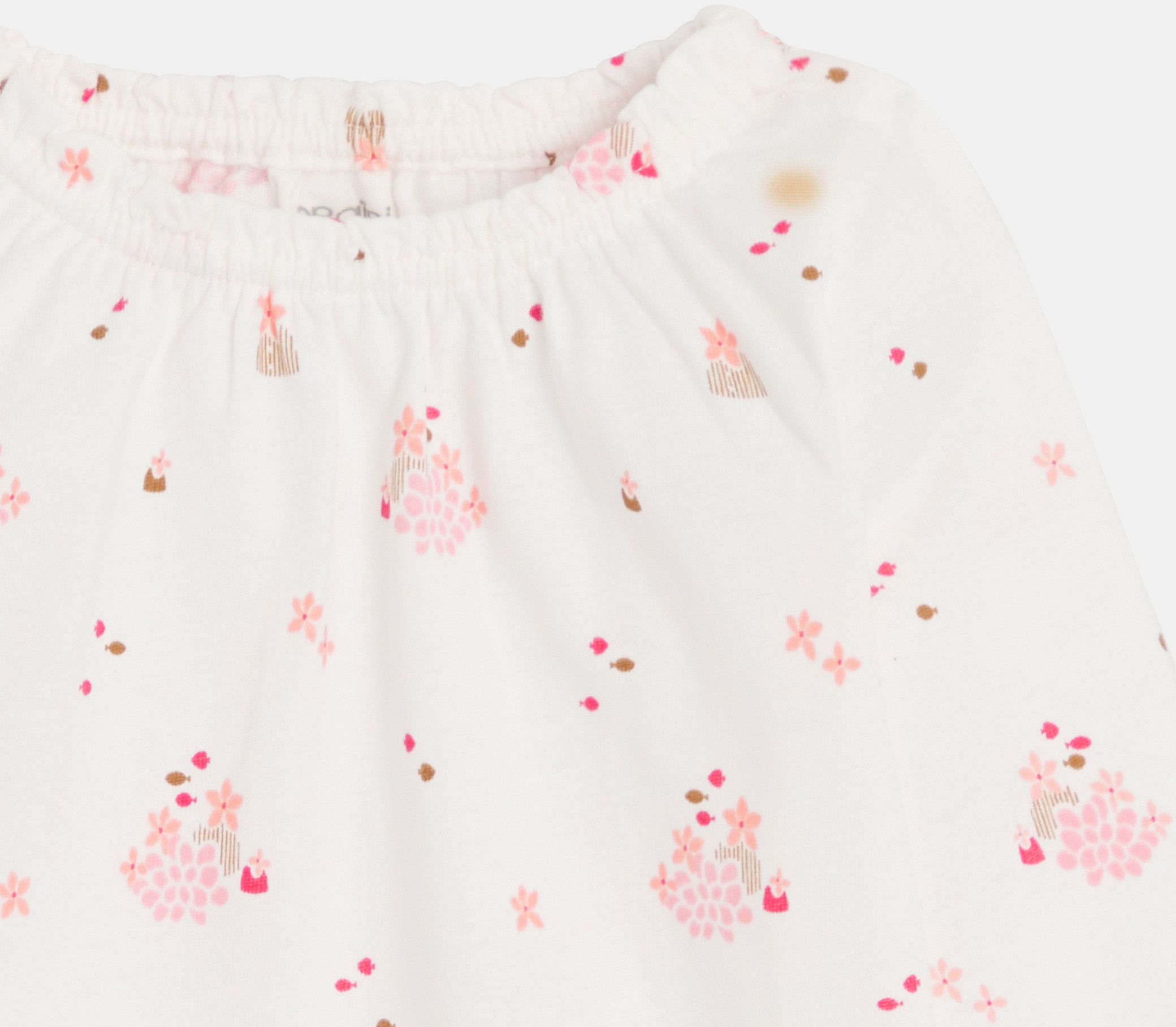 Tunika langärmlig Blumen rosa Kleinkind Mädchen 2