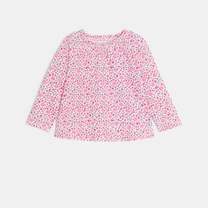 Tunika langärmlig Sterne rosa Kleinkind Mädchen