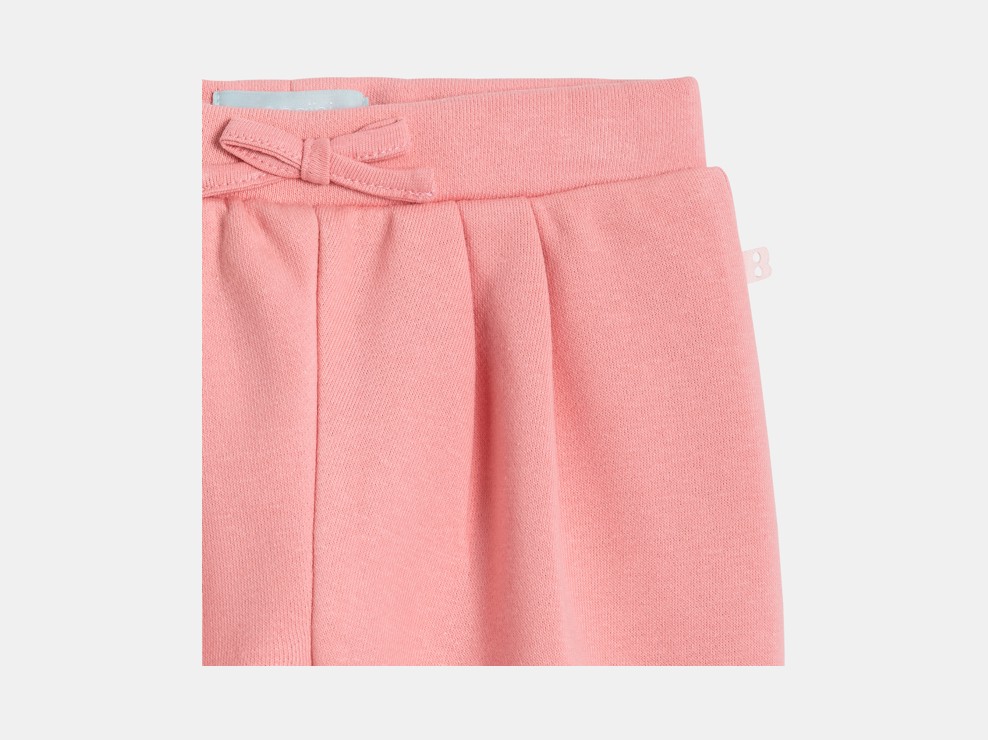 Rosa Hose mit hohem Bund für kleine Mädchen 2