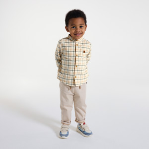 Karohemd beige Kleinkind Junge
