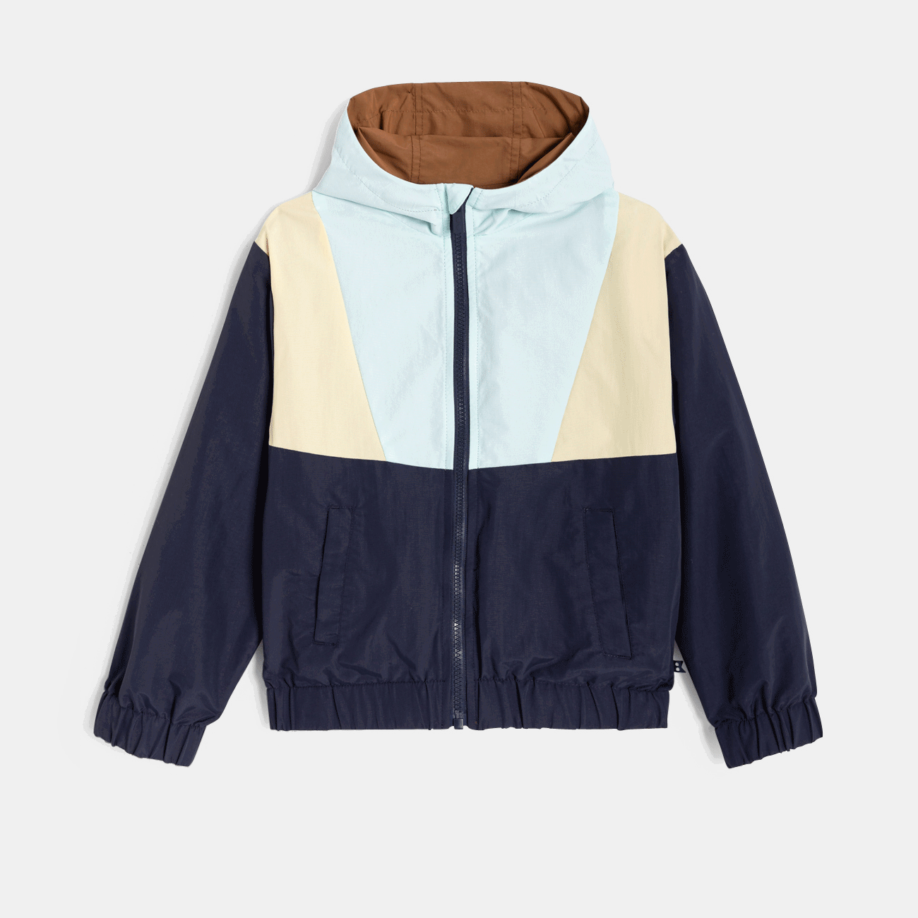 Wendbare Windjacke in Blau für Jungen