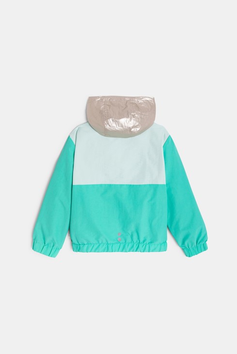 Coupe-vent réversible vert fille 2