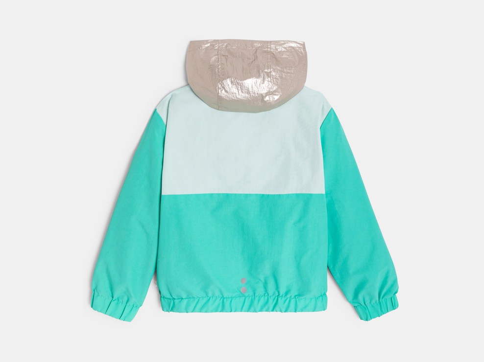 Wendbare Windjacke in Grün für Mädchen 2