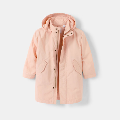 Parka À Capuche Rose Fille - Vieux Rose - 3A - OKAIDI