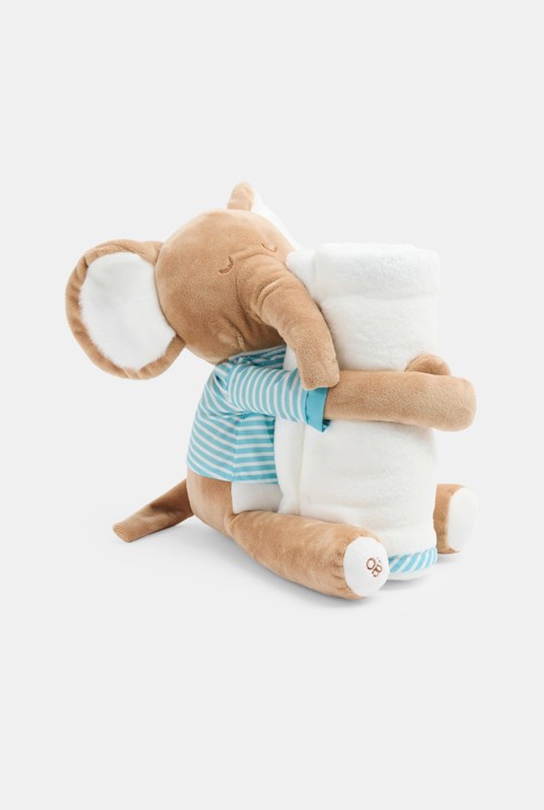 Plüschtier Decke Elefant 1