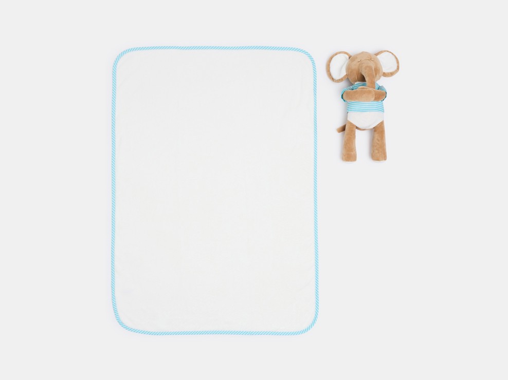 Plüschtier Decke Elefant 2