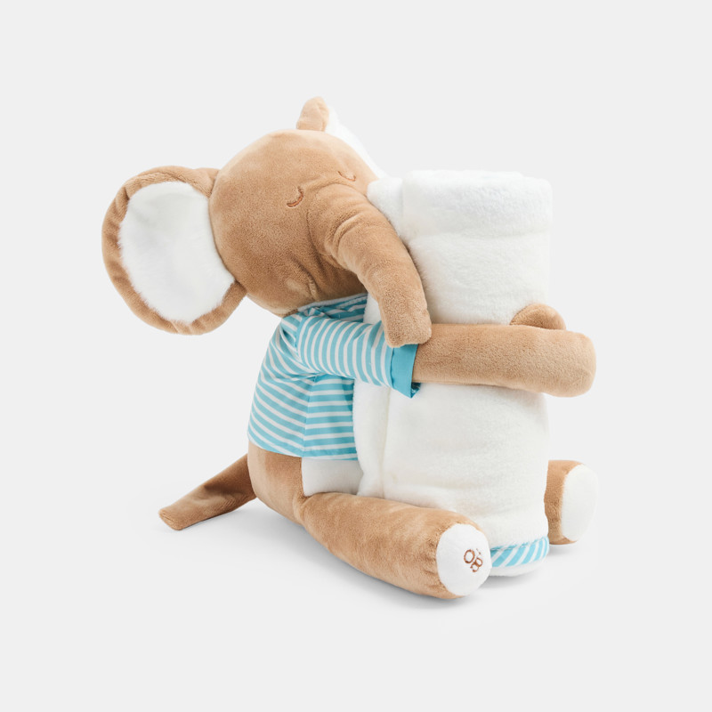 Plüschtier Decke Elefant