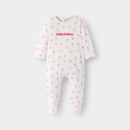 Dors-bien Fleuri Blanc Bébé Fille - Blanc Écru - 9M - OBAIBI