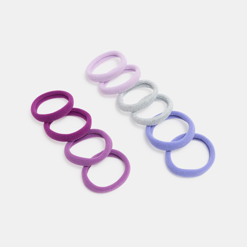 Elastiques Mousse À Cheveux Mauve Fille (lot De 10) - Violet Orchidée -  - OKAIDI