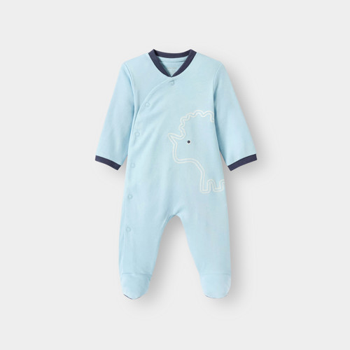 Dors-bien Dinosaure Bleu Bébé Garçon - Bleu Iceberg - 1M - OBAIBI
