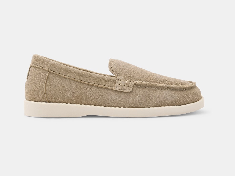 Mocassini beige bambino 1