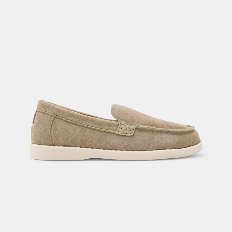 Mocassini beige bambino