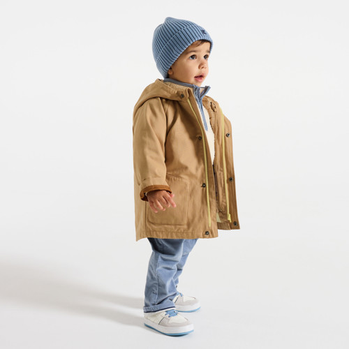 Parka 3 En 1 À Capuche Marron Bébé Garçon - Marron Sienne - 23M - OBAIBI