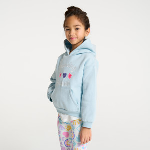 Hoodie bestickt blau Mädchen
