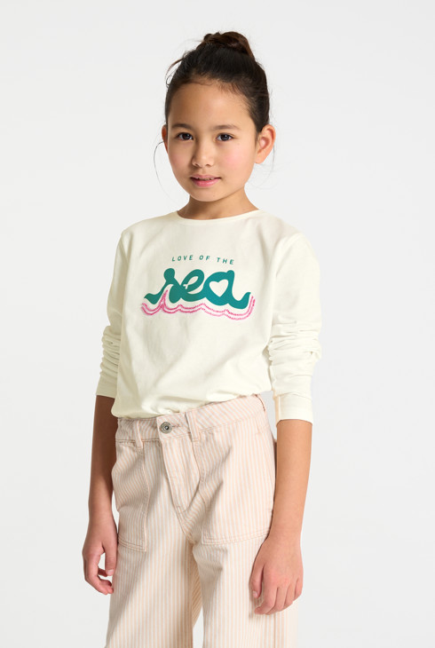 Samarreta màniga llarga blanc nena 1