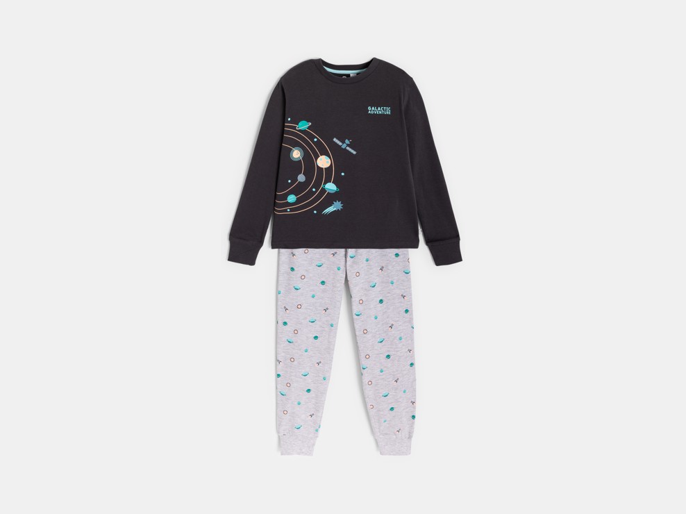 2-teiliger Pyjama mit Weltraummotiv für Jungen 1