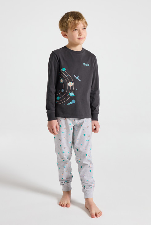 Dvodijelna pidžama s motivom svemira za dječake 1