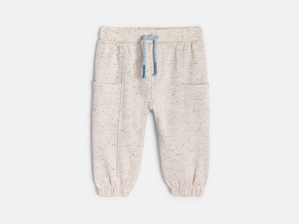 Jogginghose aus grauem Molton Kleinkind Junge 1