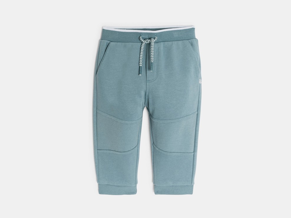 Jogginghose Molton blau Kleinkind Junge 2