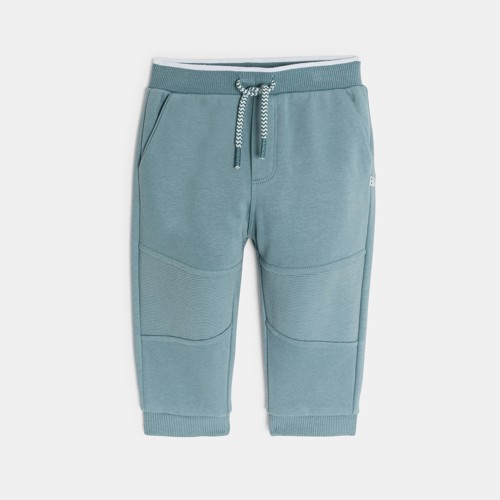 Pantalon De Jogging Molleton Bleu Bébé Garçon - Bleu Mineral - 23M - OBAIBI