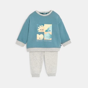 Ensemble Sweatshirt und Jogginghose aus Molton für kleine Jungen