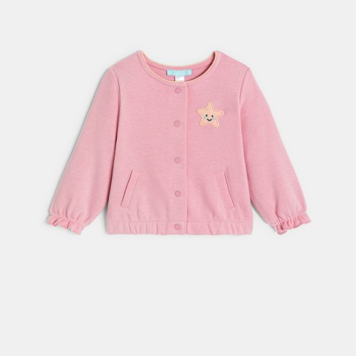 Sweat En Molleton Rose Bébé Fille - Rose Passé - 23M - OBAIBI