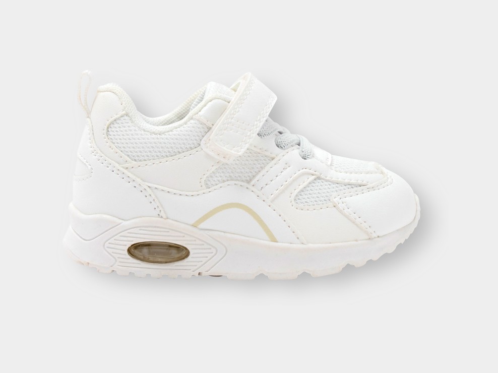 Baskets blanches bébé garçon 1