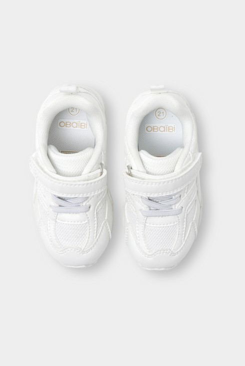 Baskets blanches bébé garçon 2