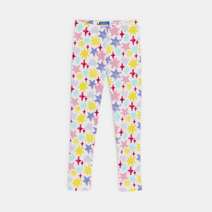 Legging étoiles multicolore fille