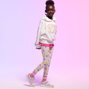 Mehrfarbige Leggings mit Sternen für Mädchen