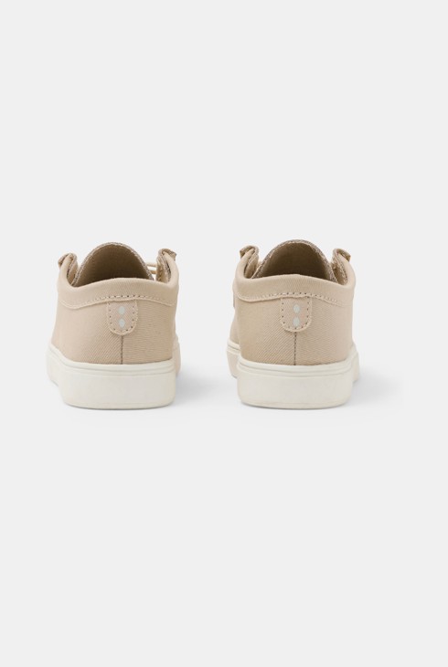 Chaussure en toile beige bébé garçon 2