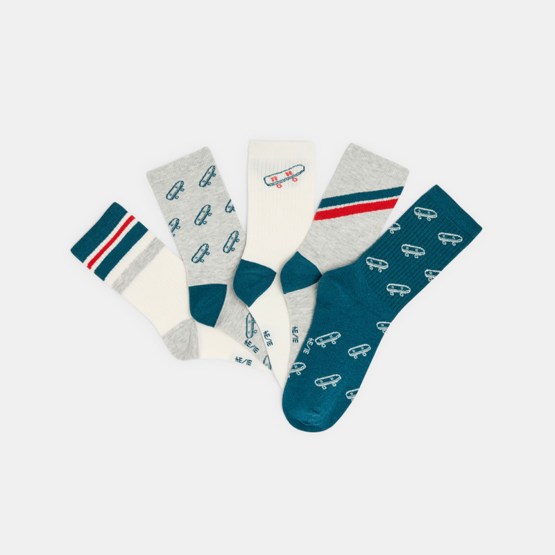 Modisches Socken-Set in Blau für Jungen