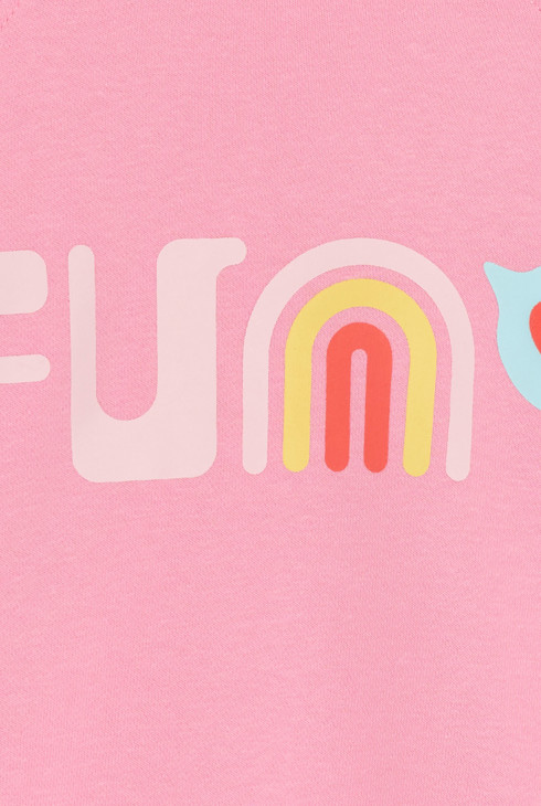 T-shirt manches courtes rose fille