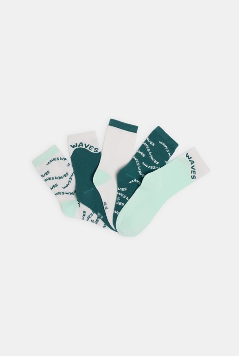 Grüne Socken für Jungen (5er Pack) 1