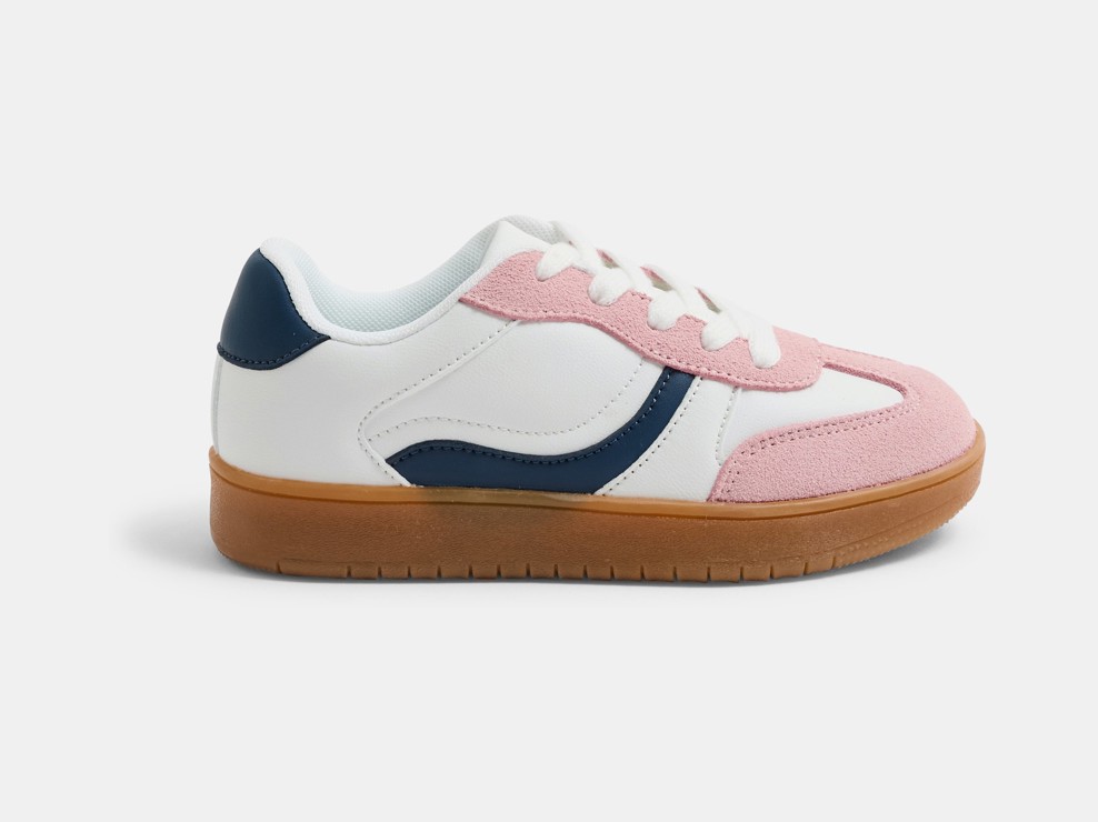 Niedrige Sneakers in Rosa für Mädchen 1