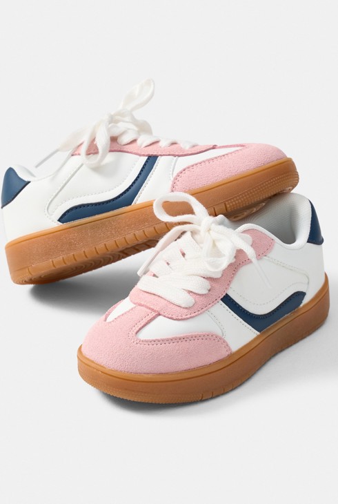 Basket basse rose Fille 2