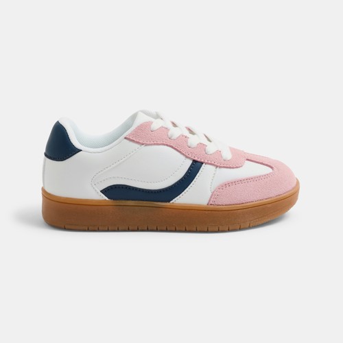 Basket Basse Rose Fille - Rose Orchidée - 30 - OKAIDI